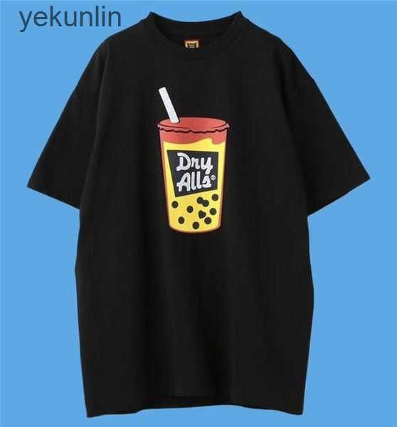 

men's t-shirts oversize human made t shirts men women good quality slub cotton tees streetwear hop short sleeve 3exrg, White;black