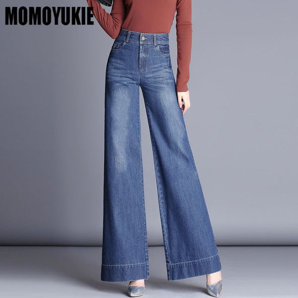 

women's jeans straight jeans woman summer high waist pockects denim trousers casual vintage spring womens wide leg pants women jeans 23, Blue