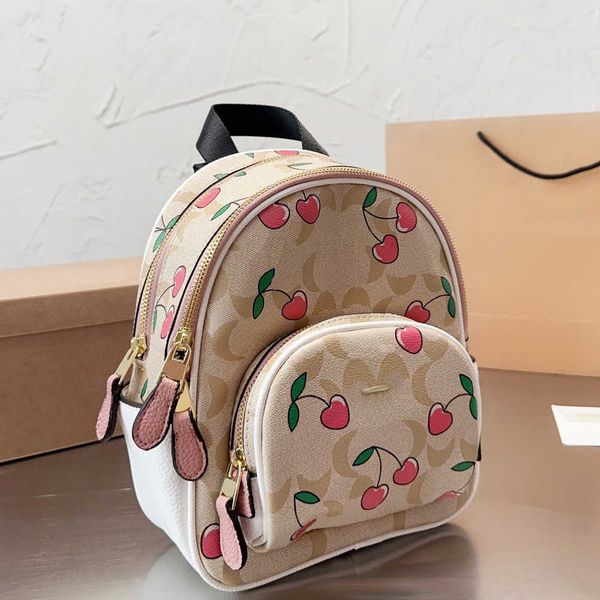 

designer backpacks women luxury leather mini backpack purse mens travel back pack fashion cherry handbag bookbags 230425