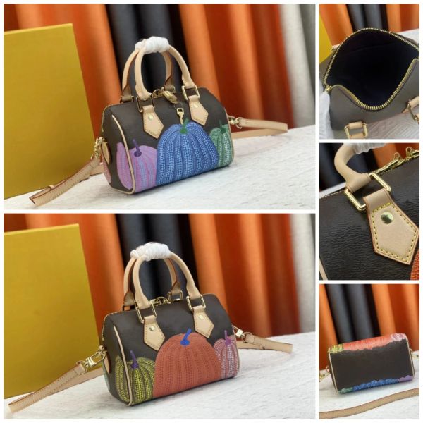 

mt women yk luxurys designers bags yayoi kusama speedy totes purses monograms canvas leather crossbody designer bag m46469 vintage designer