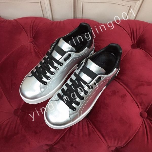 

2023 new luxury fashion sneaker men causal shoes fashion woman leather lace up sneakers white black mens womens