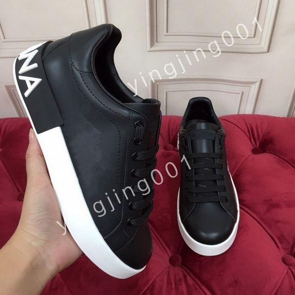 

2023 fashion sneaker mens causal shoes fashion woman leather lace up sneakers white black mens womens