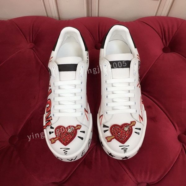 

new brand designer mens women casual shoes triple white black sneakers leather trainer printed platform trainers shoes2023