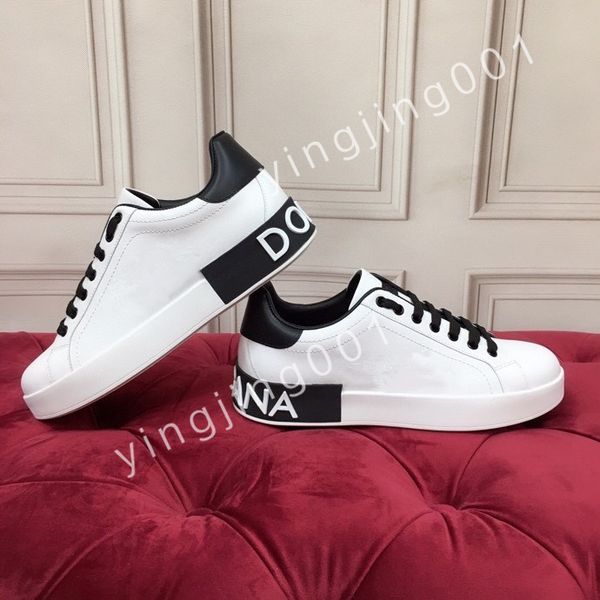 

new luxurys fashion sneaker men causal shoes fashion woman leather lace up sneakers white black mens womens