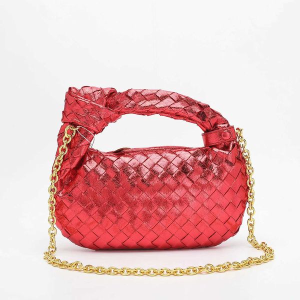 

shoulder bags trendy underarm bag metal fabric women s chain hand woven hand designer crossbody bag 230426