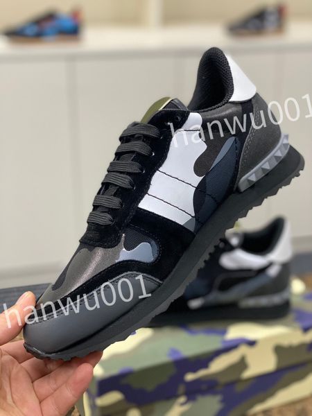 

luxury platform mens casual shoes women travel leather lace-uptrainers sneaker cowhide fashion womans shoe flat lady sneakers, Black