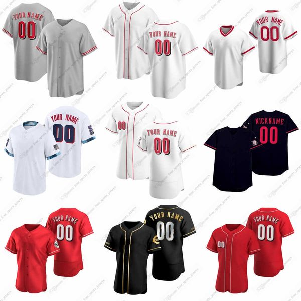 

2023 custom baseball jerseys votto larkin suare moustakas rose bench ashcraft cessa cruz diaz farmer gibaut greene law lodolo sanmartin sims, Blue;black