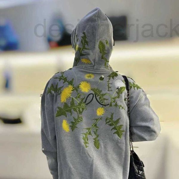 

mens sweater designer hoodie spring new arrival embroidered dandelion hoody sweatshirt cotton luxury pullover men women long sleeve casual h, Black