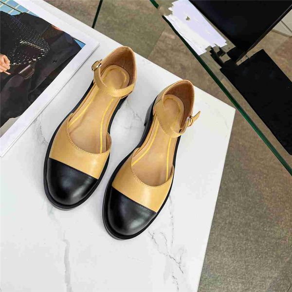 

dress shoes fashion channel women leather high heel letter logo party wedding tourism holiday casual flat shoes 06-06, Black