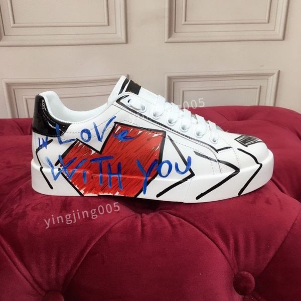 

2023luxury brand designer men women casual shoes triple white black sneakers leather trainer printed platform trainers shoes