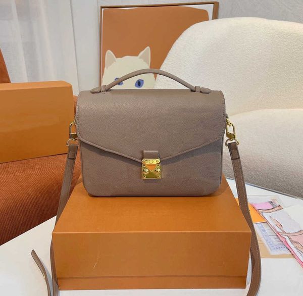 

evening bags luxurys designers bag embossing flower pochette women handbag messenger bags genuine leather metis elegant womens shoulder cros
