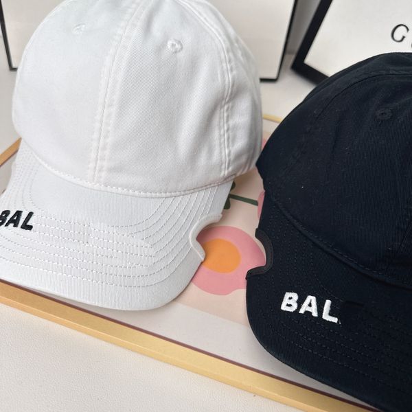 

women baseball cap letter bb solid cotton personality ball caps street summer hat designer fray cap, Blue;gray