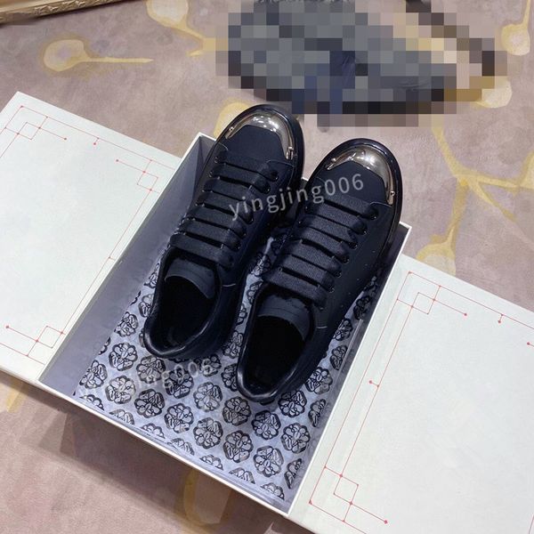 

quality designer men womens sneaker casual shoes leather sneakers embroidered stripes white shoe flat platform walking sports trainers, Black