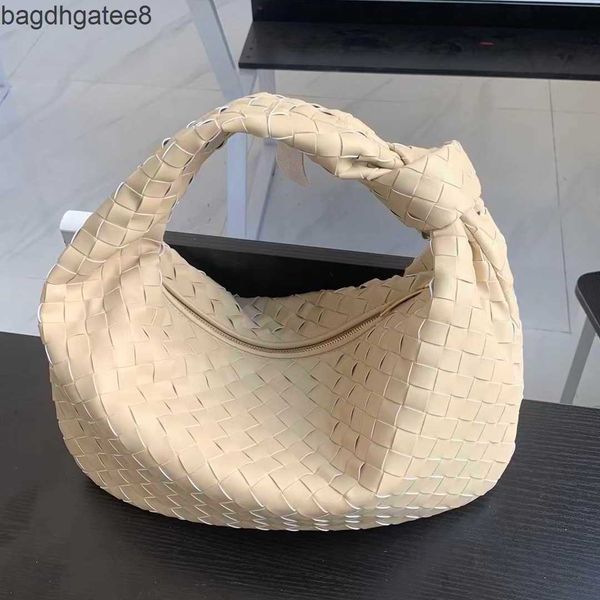 

cowhide 2023 jodies bag woven designer bags bottegas shoulder soft venetas large tote underarm fashion 36cm handbag knotted pleated jodie y1