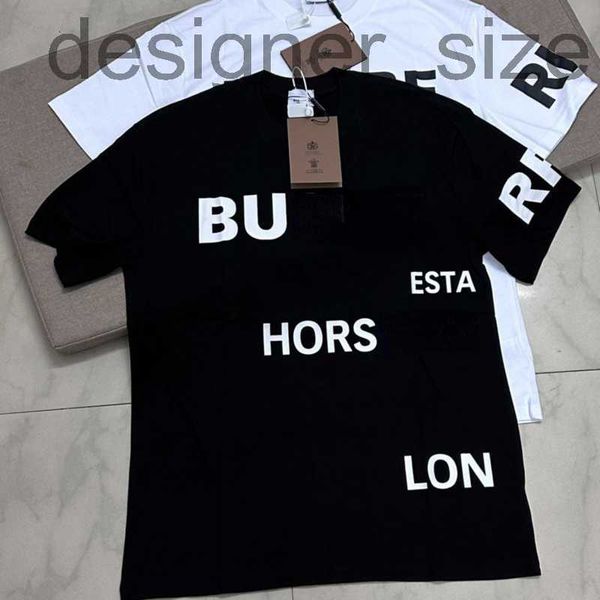 

men's t-shirts designerbby sweatshirt men women designer t shirt mens olo shirts summer burb short sleeved round neck tshirt claic rint, White;black