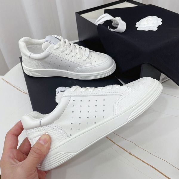 

running shoes designer shoes panda leisure casual shoes women's new little fragrant genuine leather lace up fashion versatile little wh