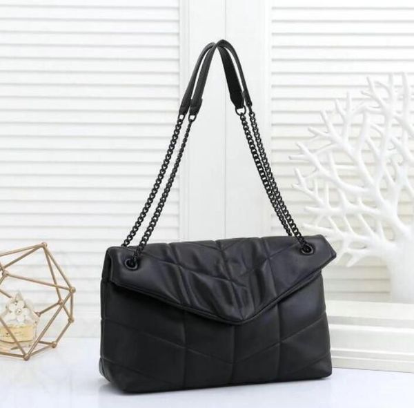 

Women Shoulder designer bags handbag Classic Niki Crossbody tote bag Cashmere Frosted black Leather Fashion Messenger luxury Silver Chain Handbags topbags Purse, All black