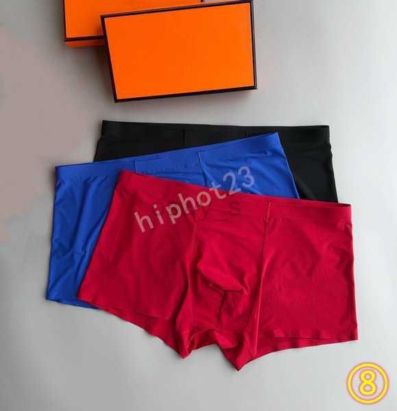 

underpants men underpants boxers designer man underwear solid color breathable mens underwears branded boxer comfortable wear three pieces i, Black;white