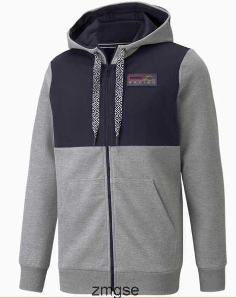 

2022 f1 formula team one clothing hooded zip sweatshirt custom zsly, Black;brown