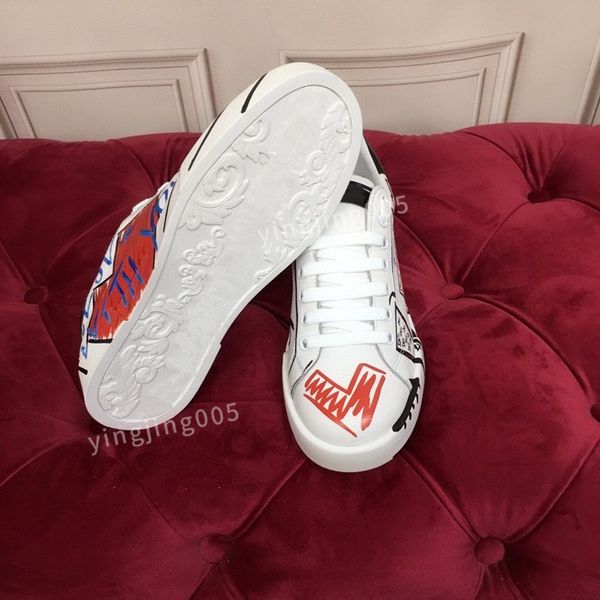 

new luxury brand designer men women casual shoes triple white black sneakers leather trainer printed platform trainers shoes
