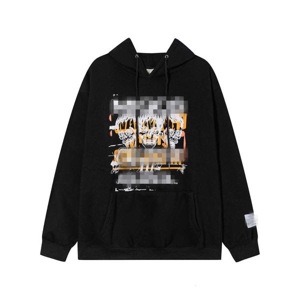 

men hoodie designer gall dep cotton hoodiy oversize casual leisure men's winter brand fashion print, Black