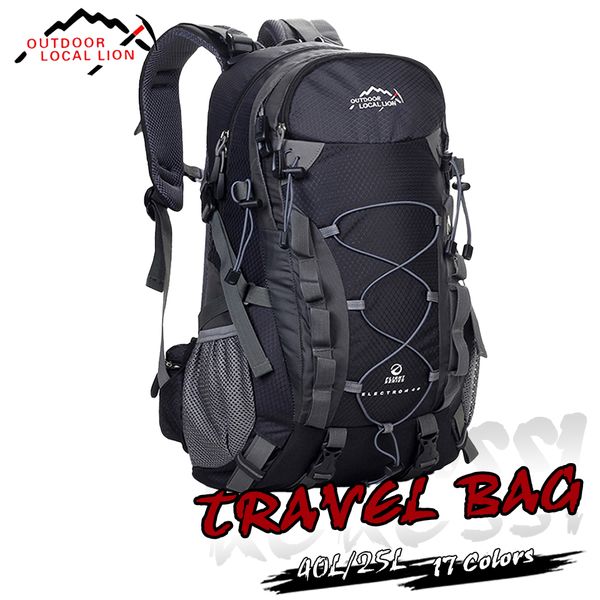 

backpack 1pcs outdoor sport bag local lion 40l s travel men waterproof rucksack 230426