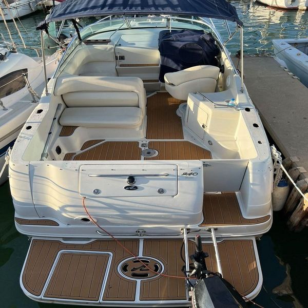 

1999-2004 sea ray 260 sundancer swim platform cockpit pad boat eva floor mat