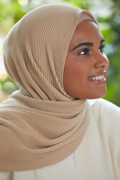 

hijabs 180x90cm muslim solid color folds striped womens hijab womens fashion oversized shawl scarf ready turban headscarf 230426, Blue;gray