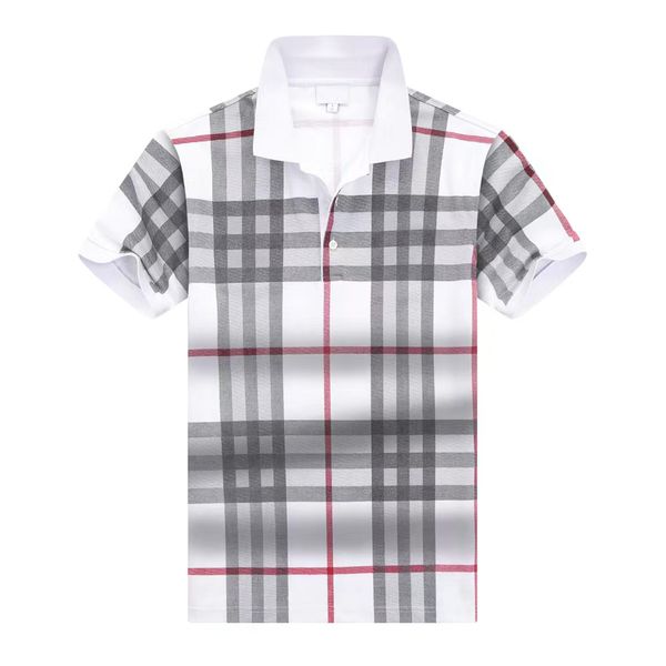

designer mens polo shirt luxury brand mens breathable quick drying short sleeve simple lapel button business casual versatile mens summer sh, White;black