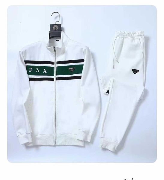 

2023 mens fashion new men tracksuit sweat suits sports suit men jackets tracksuits jogger suits jacket pants sets, Gray