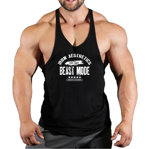 

men' tank gym vest fitness shirt muscular man singlet men vests stringer sleeveless sweatshirt men' singlets for fitness clothi, White;black