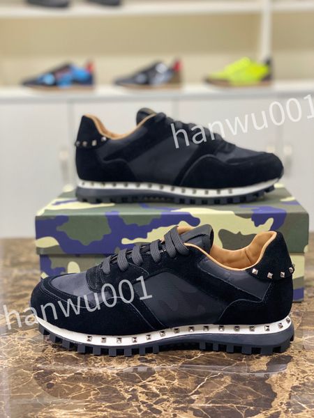 

new mens designer shoe sports casual shoes travel fashion white women flat shoes lace-up leather sneaker trainers lady sneakers, Black