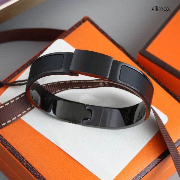 

h bracelet bracelets mens silver bangle braclets designer armband bangles braclet pulsera bracciale bracciali braccialetto pulseras bracelet, Black