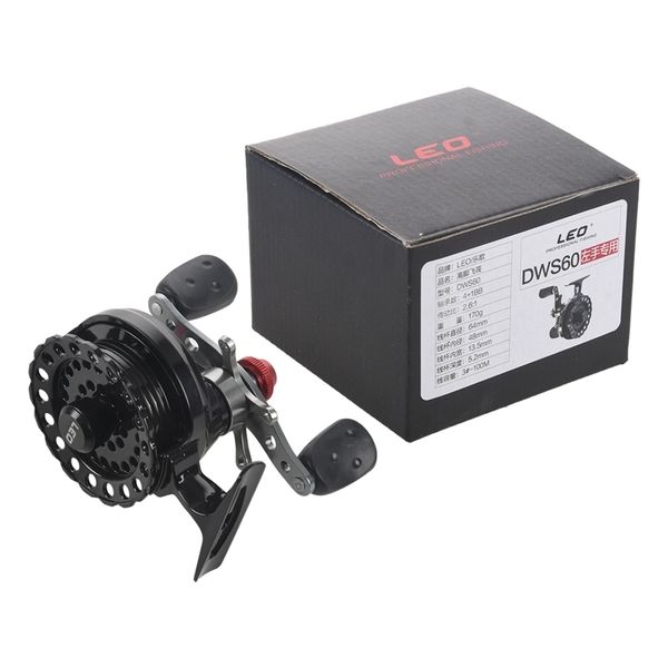

baitcasting reels leo dws60 fly fishing reel wheel 4 1bb 26 1 65mm with high foot hands left right hand to use for fake bait 230426