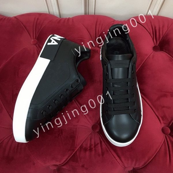 

2023 new fashion sneaker mens causal shoes fashion woman leather lace up sneakers white black mens womens