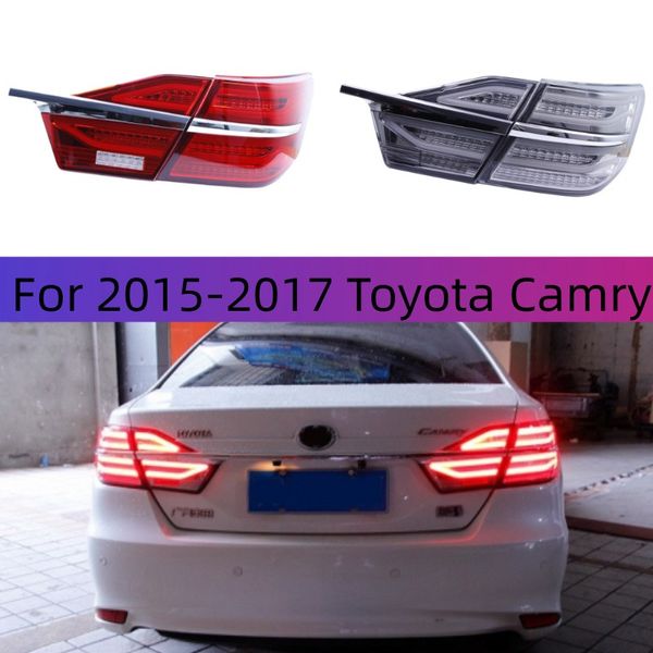 

car led tail lights assembly for 15-17 toyota camry taillight assembly modified mercedes models led running light brake turn signal lamp