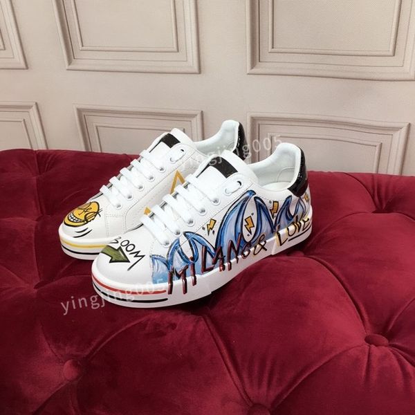 

new brand designer men women casual shoes triple white black sneakers leather trainer printed platform trainers shoes2023