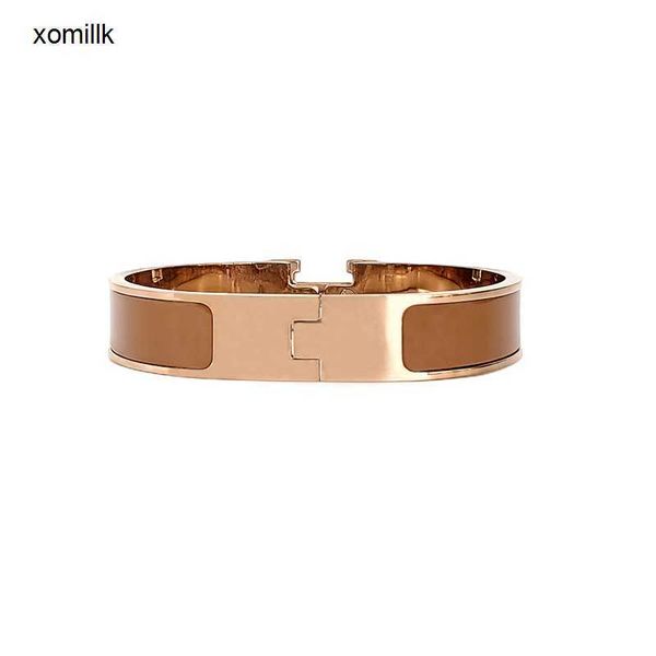 

classic luxury designer h bangle men women 18k rose gold letter bracelets design jewelry colorfast hypoallergenic cll, Golden;silver