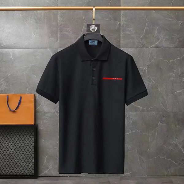 

mens t-shirts fashion polo men's short sleeve breathable tees letter pattern print men women summer t shirts dk0e, White;black