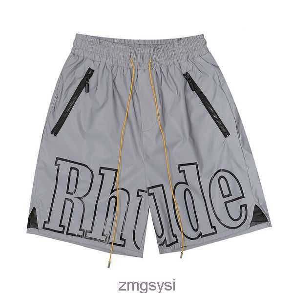 

fashion rhude shorts summer designer shorts beach pants men street wear red blue black purple pants mens short size s-xl h62i, White;black