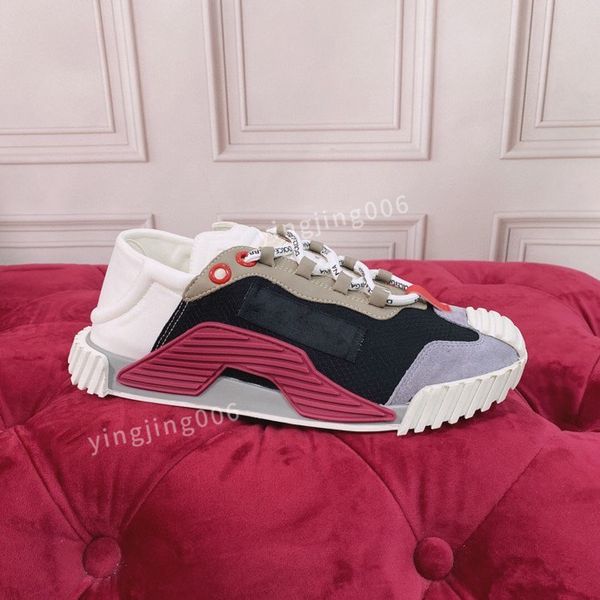 

mens fashion quality casual shoes leather lace-up sneaker fashion lady flat running trainers letters womens gym sneakers2023, Black