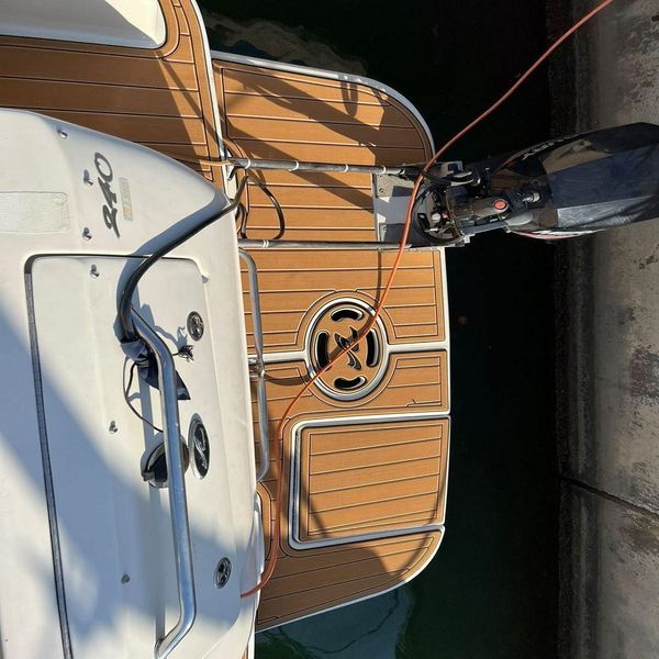 

2004 sea ray 240 sundancer swim platform cockpit pad boat eva foam teak floor