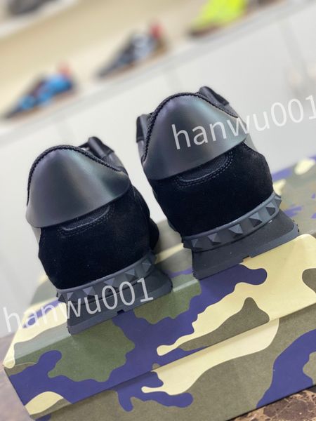 

2023 new luxurys platform men casual shoes women travel leather lace-uptrainers sneaker cowhide fashion woman shoe flat lady sneakers, Black
