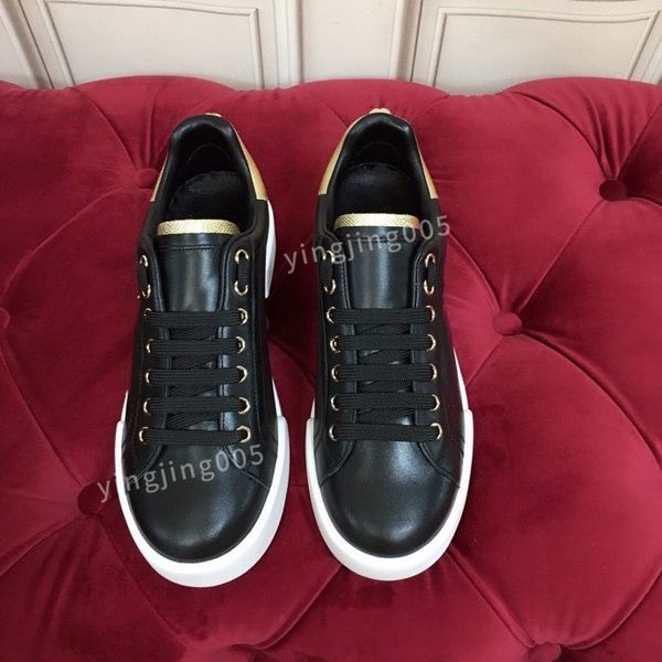 

quality casual shoes fashion genuine leather trainers sneakers runway platform wedges round lace up mens loafers2023, Black