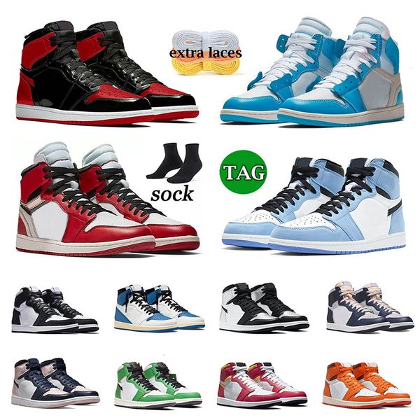 

new 2023 jumpman 1 basketball shoes sports black phantom fragment ts mocha lost and found space jam washed pink luxury gree ts5.0 olive 36-4