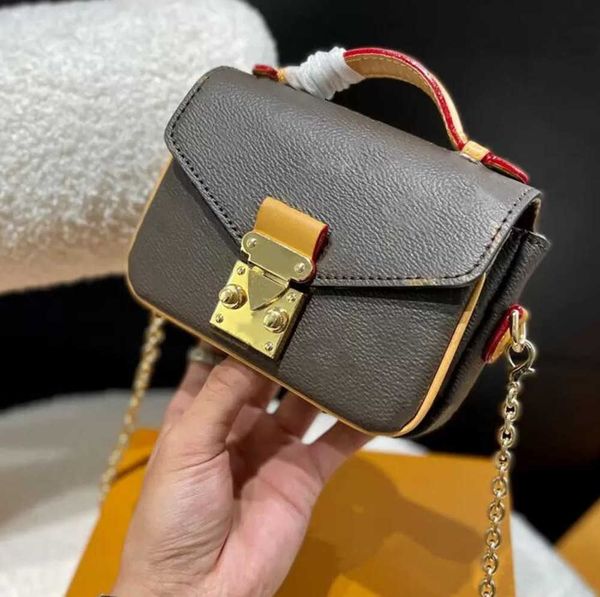 

evening bags luxury brand totes micro metis chain shoulder bag mini messenger handbag iconic s-lock clasp cross body flap monograms empreint