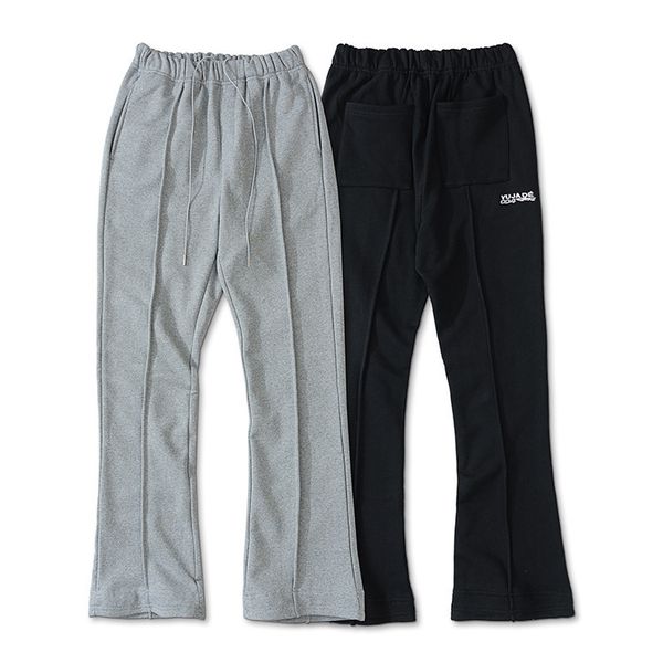 

men's pants vujade kenijima sweatpants men women 1 1 drawstring embroidered letters casual track pants sport trousers 230426, Black
