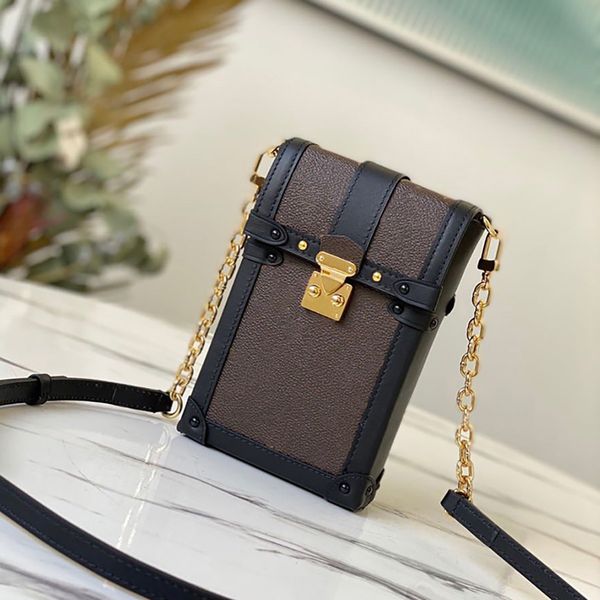 

designer shoulder bag luxury evening bag handbags genuine leather crossbody bag 17.5cm level replication chain bag with box wl115
