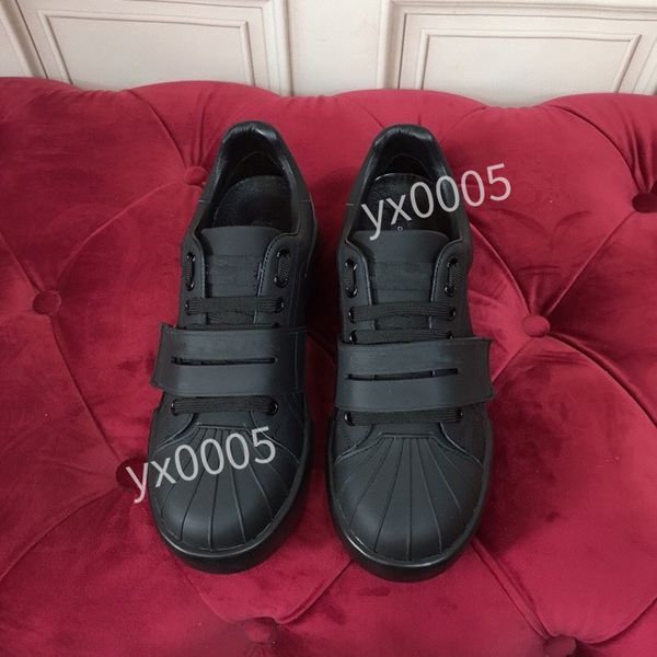 

2023designer sneaker casual shoes trainers dress shoes men leather breathable open for change outdoor sports sneakers, Black