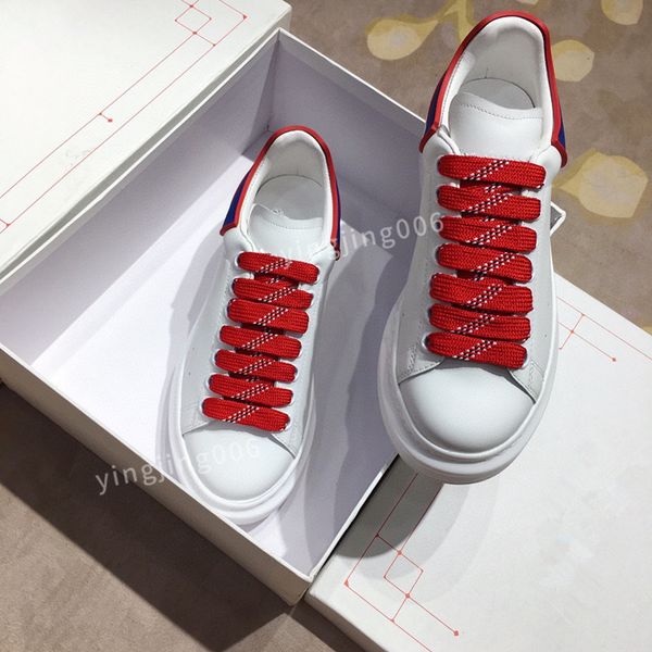 

2023new men womens quality designer sneaker casual shoes leather sneakers embroidered stripes white shoes flat platform walking sports train, Black